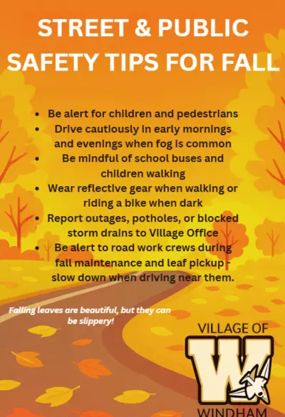 Fall Safety Tips